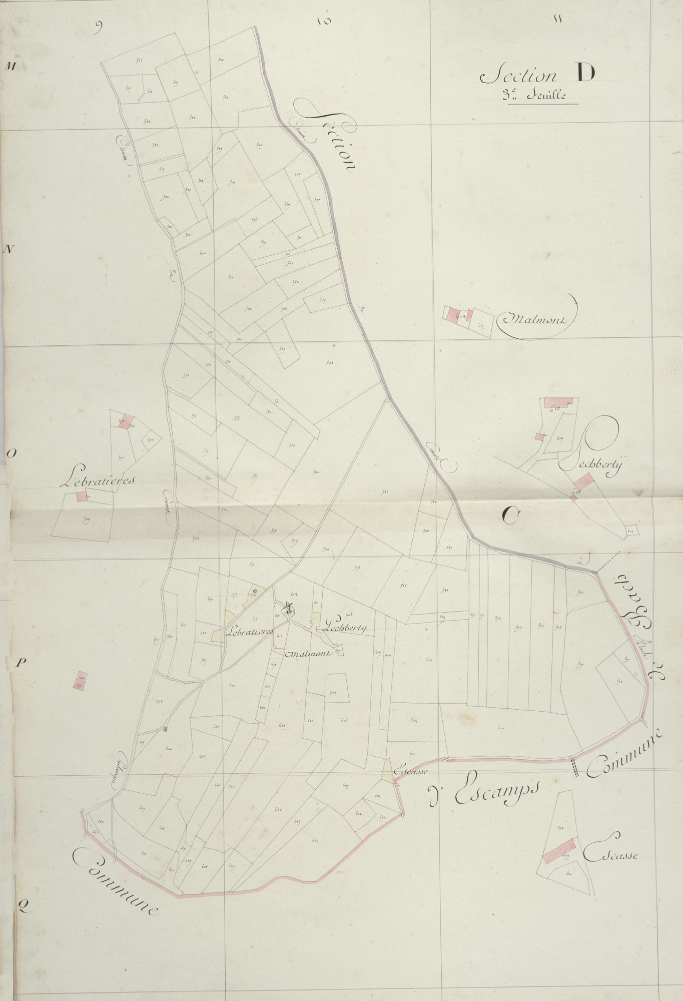 section D, 3ème feuille