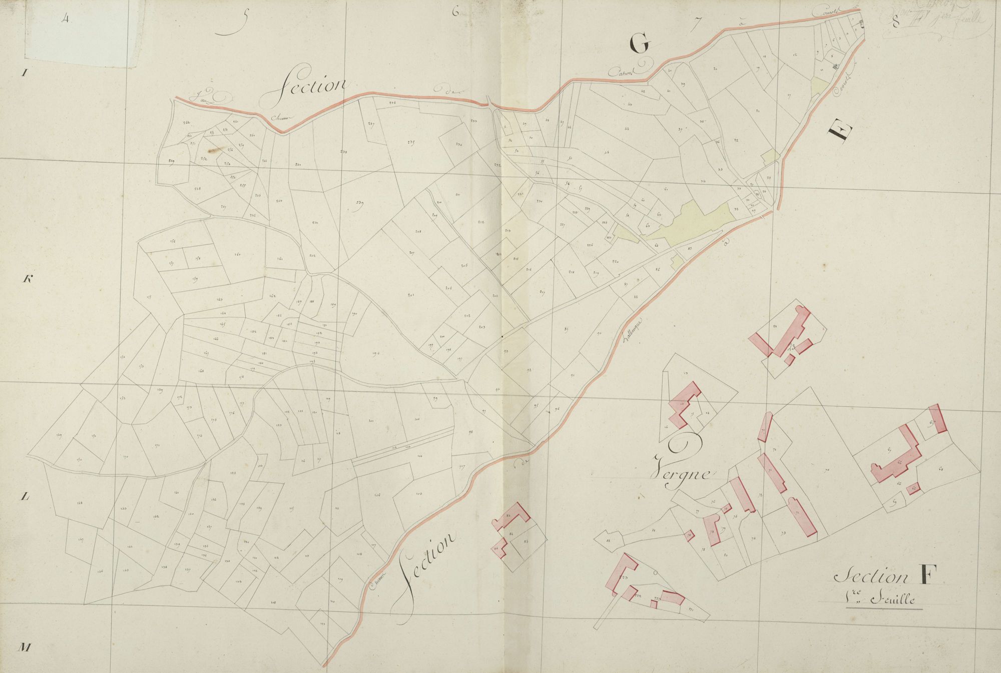 section F, 1ère feuille