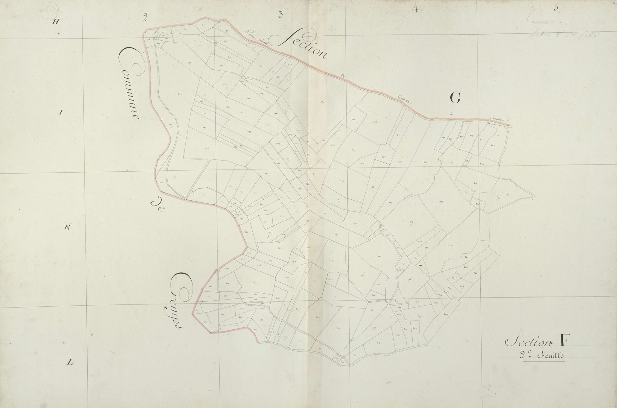 section F, 2ème feuille