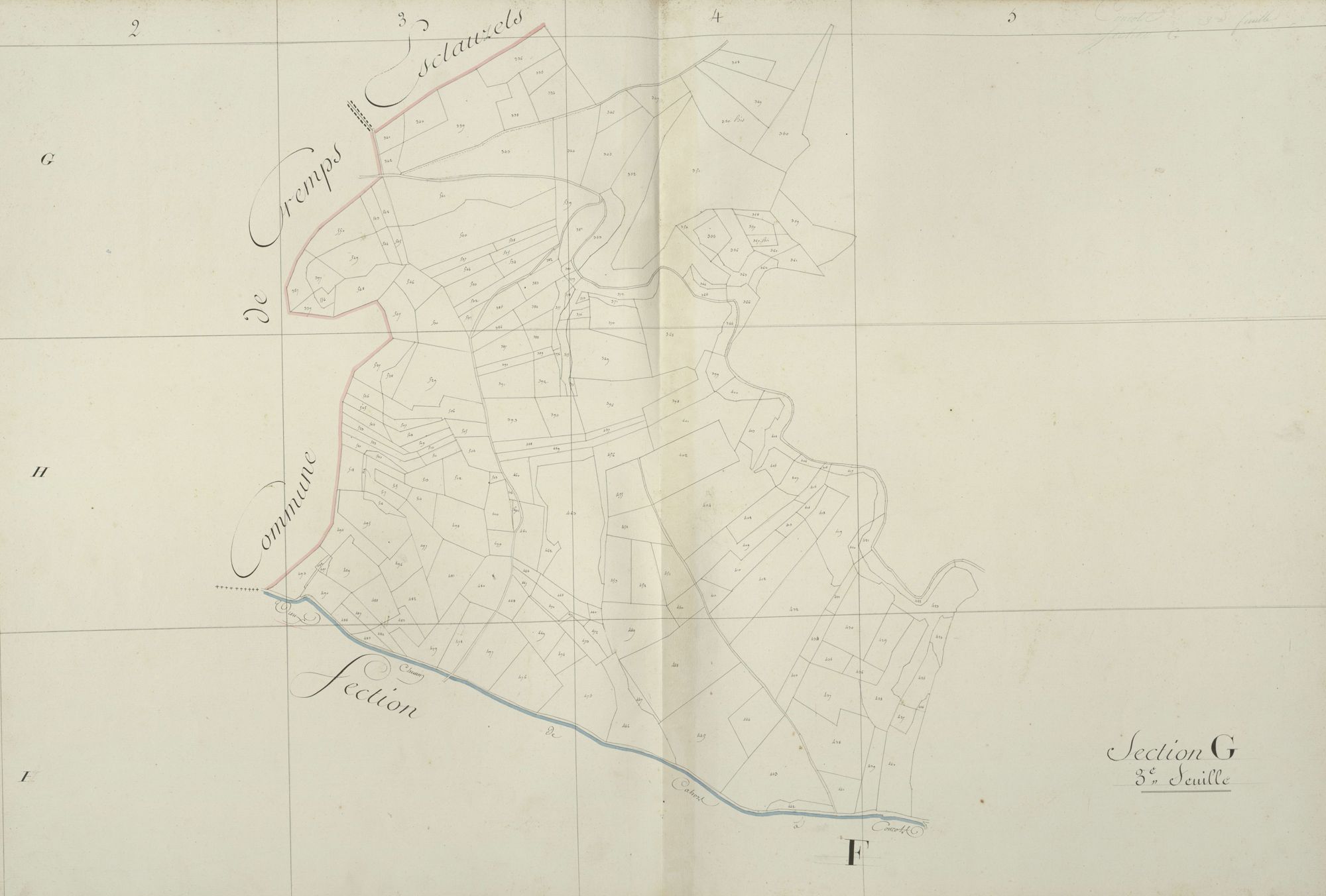 section G, 3ème feuille