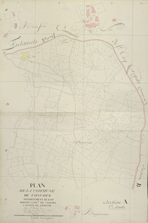 section A, 1ère feuille