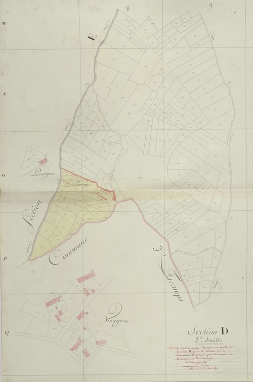 section D, 2ème feuille