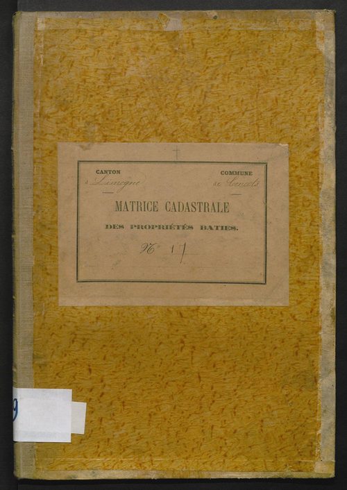 Cases 1-273. Augmentations et diminutions (1880-1891)