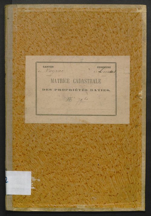 Cases 1-164. Augmentations et diminutions (1882-1891)