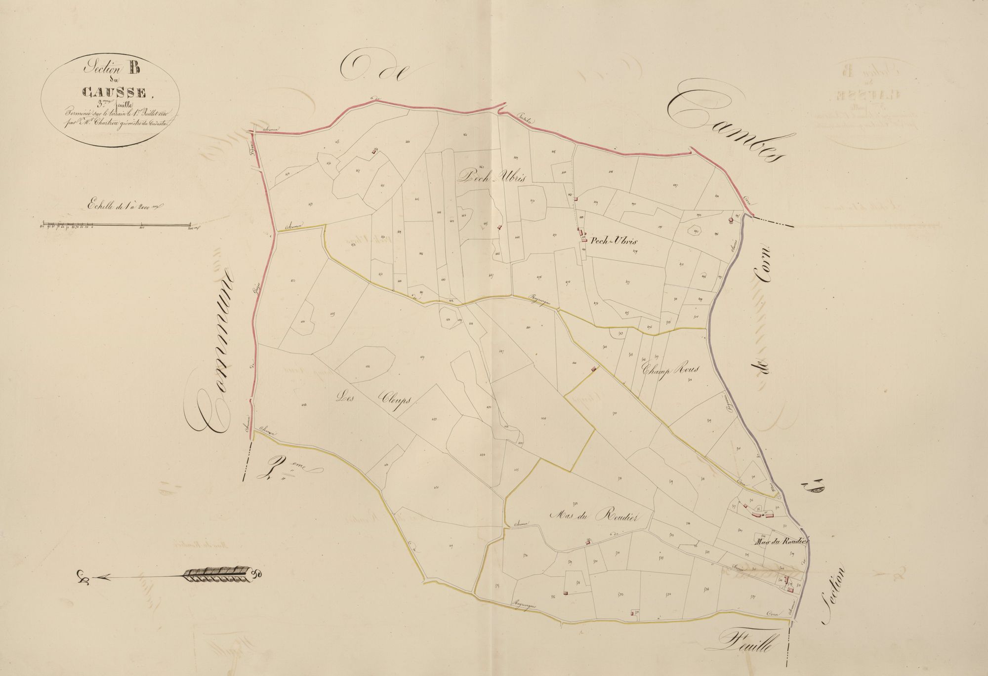 section B du Causse, 3ème feuille