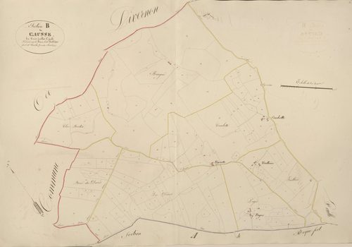section B du Causse, 1ère feuille