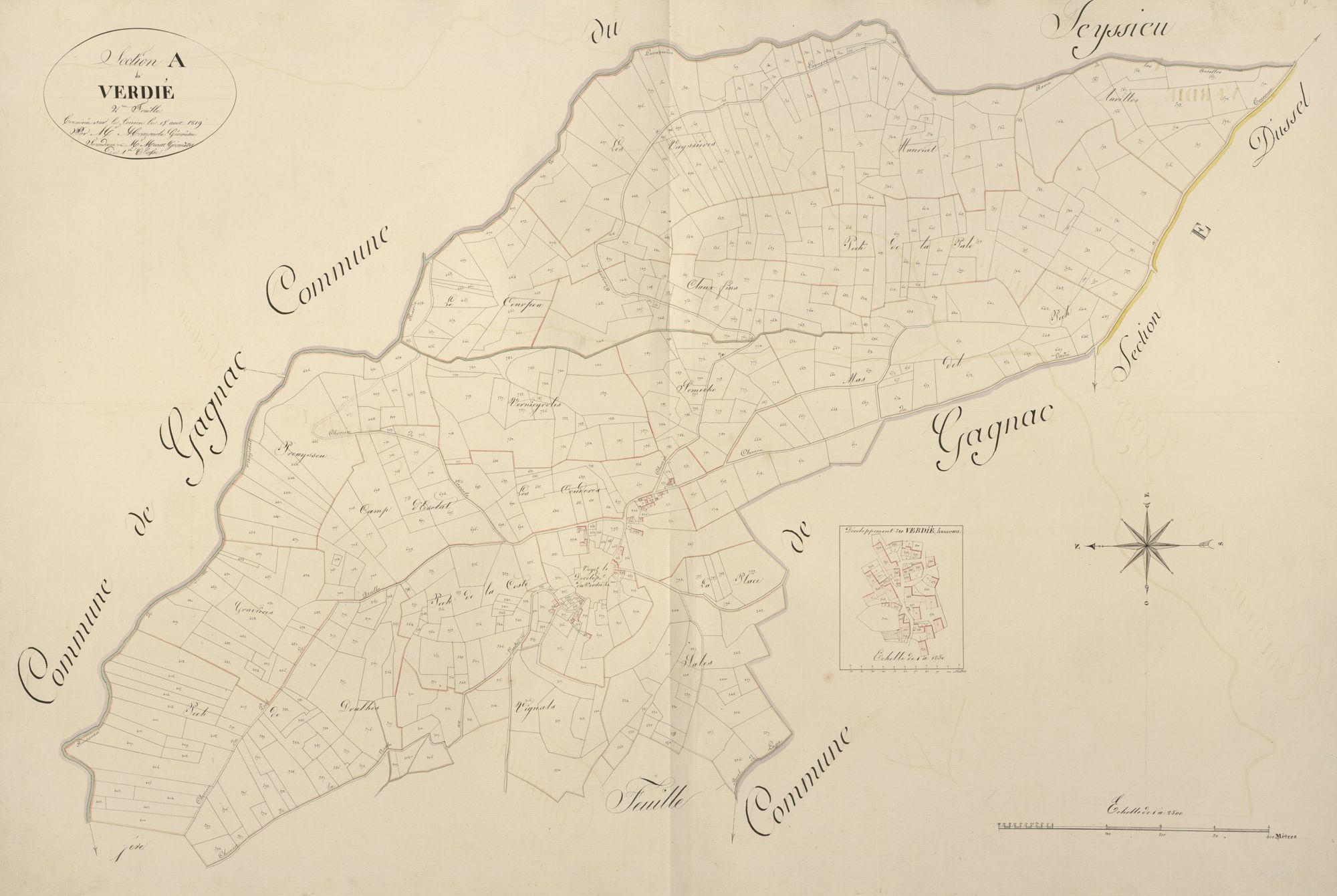 section A du Verdié, 2ème feuille