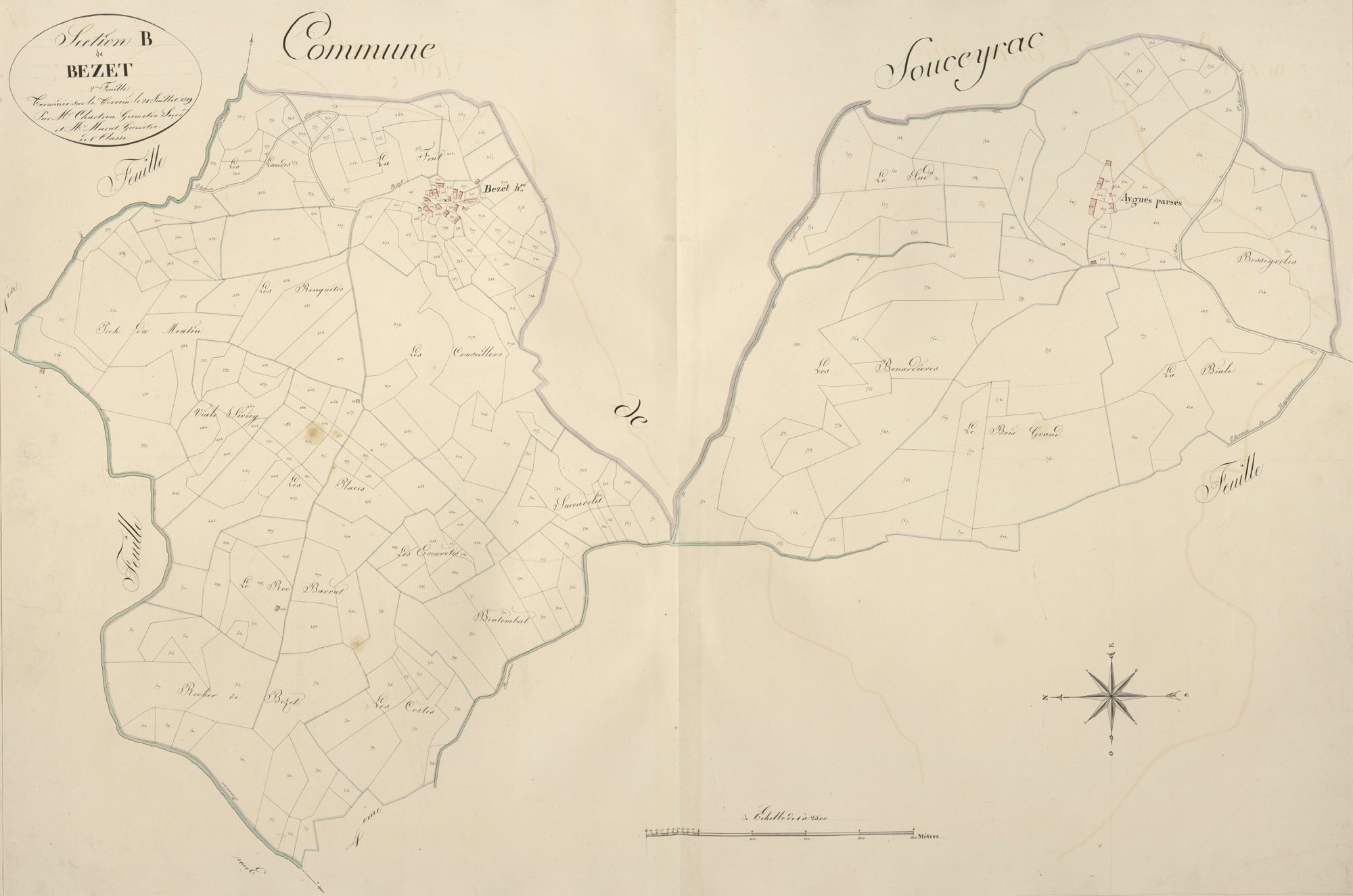 section B de Bezet, 2ème feuille