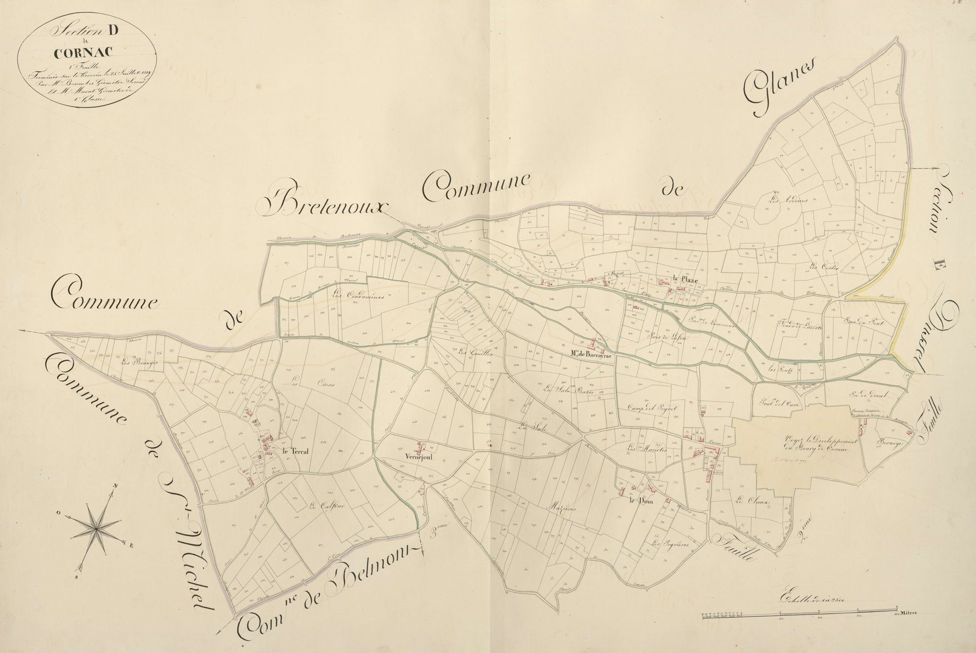 section D de Cornac, 1ère feuille