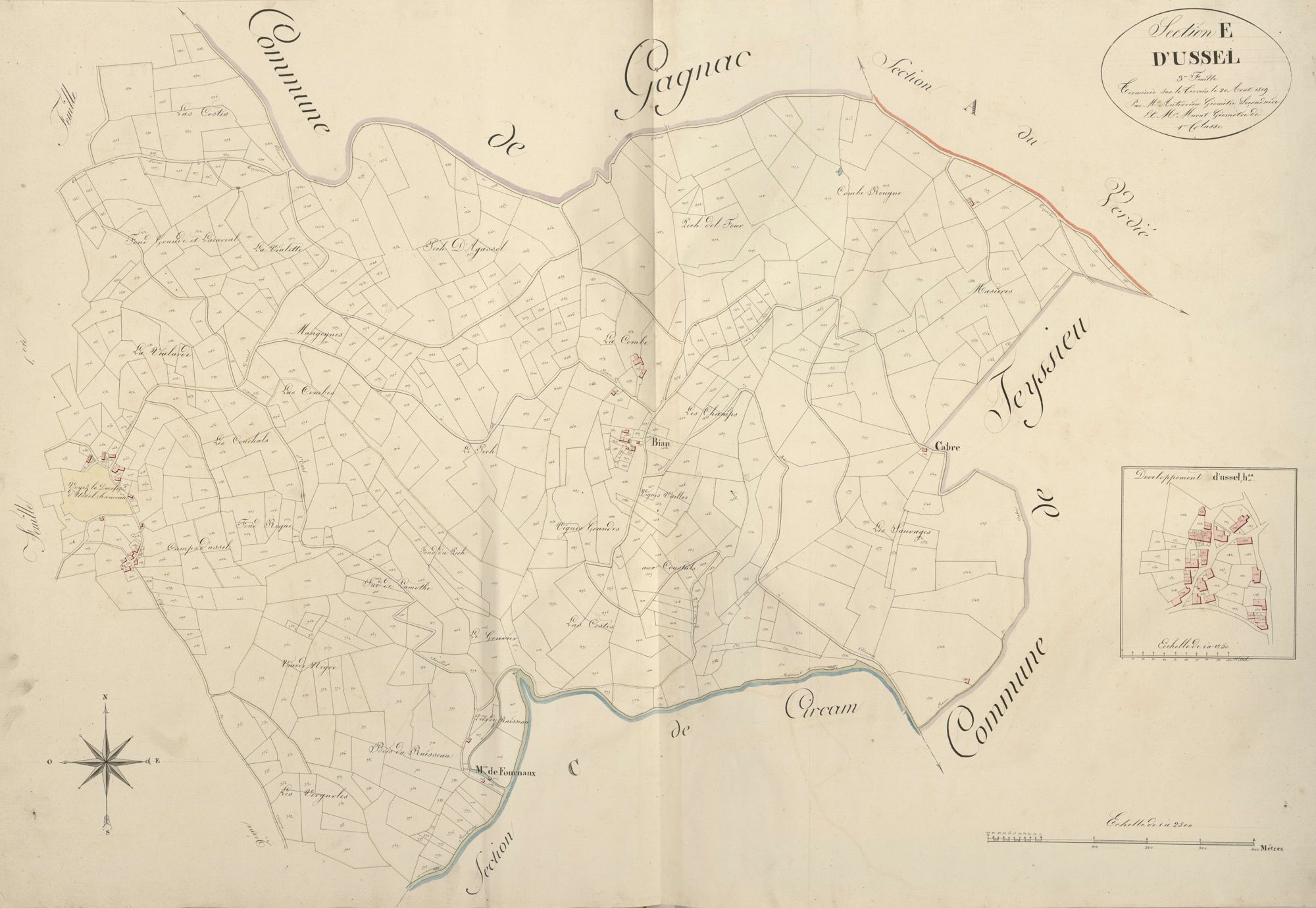 section E d'Ussel, 3ème feuille