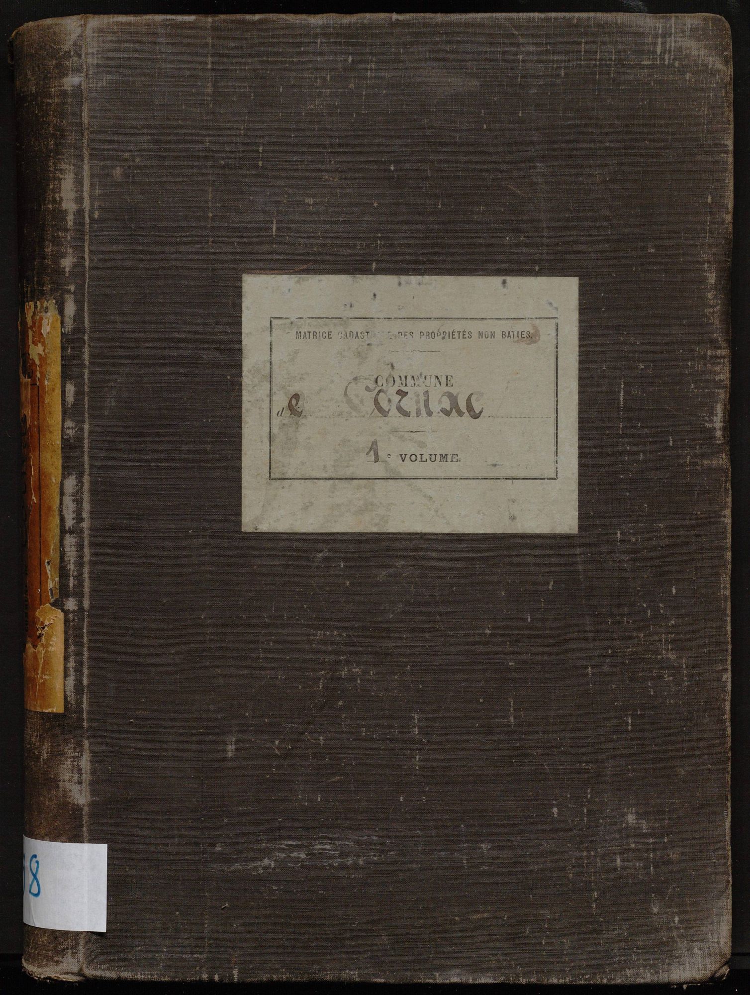 Folios 1-488. Augmentations et diminutions (1913-1933)