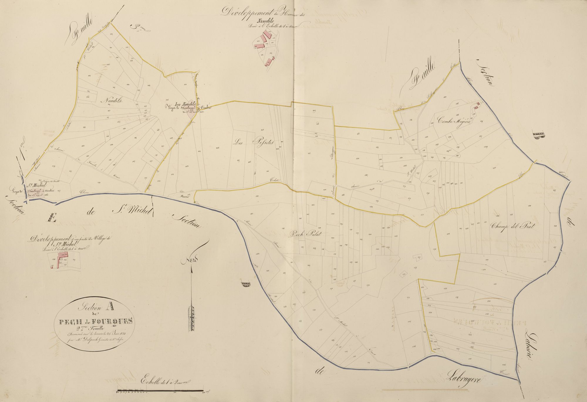 section A de Pech de Fourques, 2ème feuille