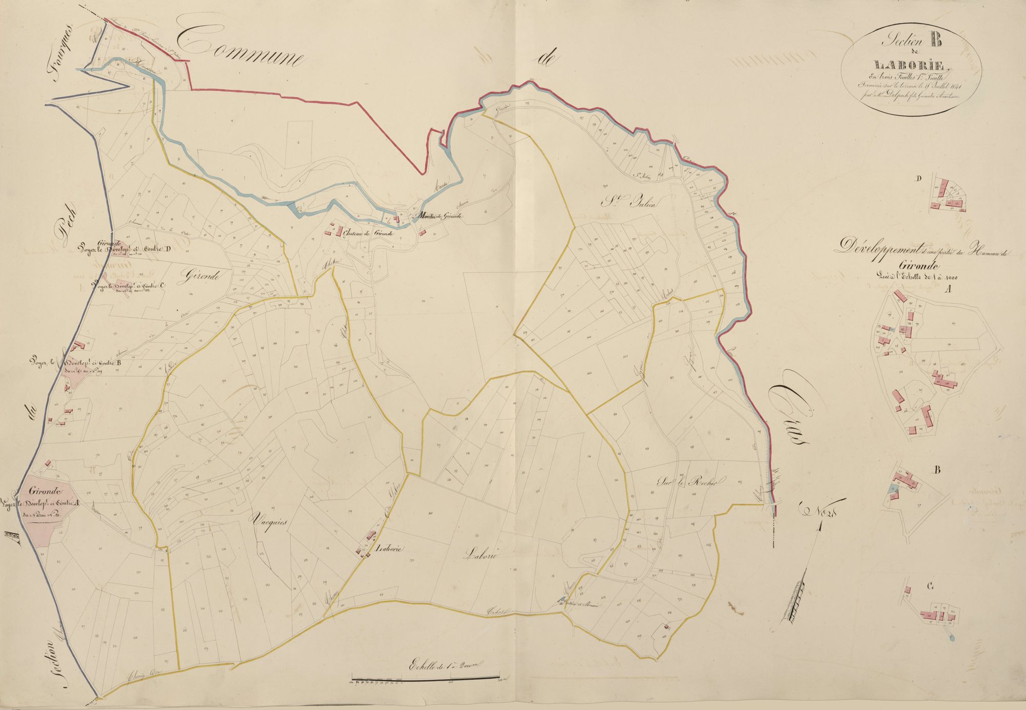 section B de Laborie, 1ère feuille