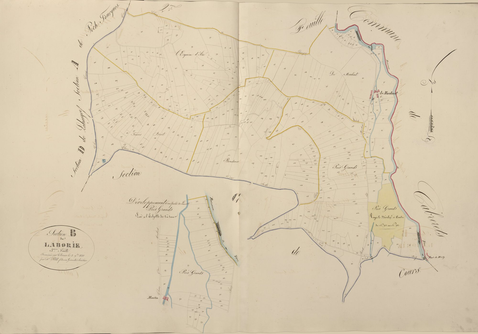 section B de Laborie, 3ème feuille