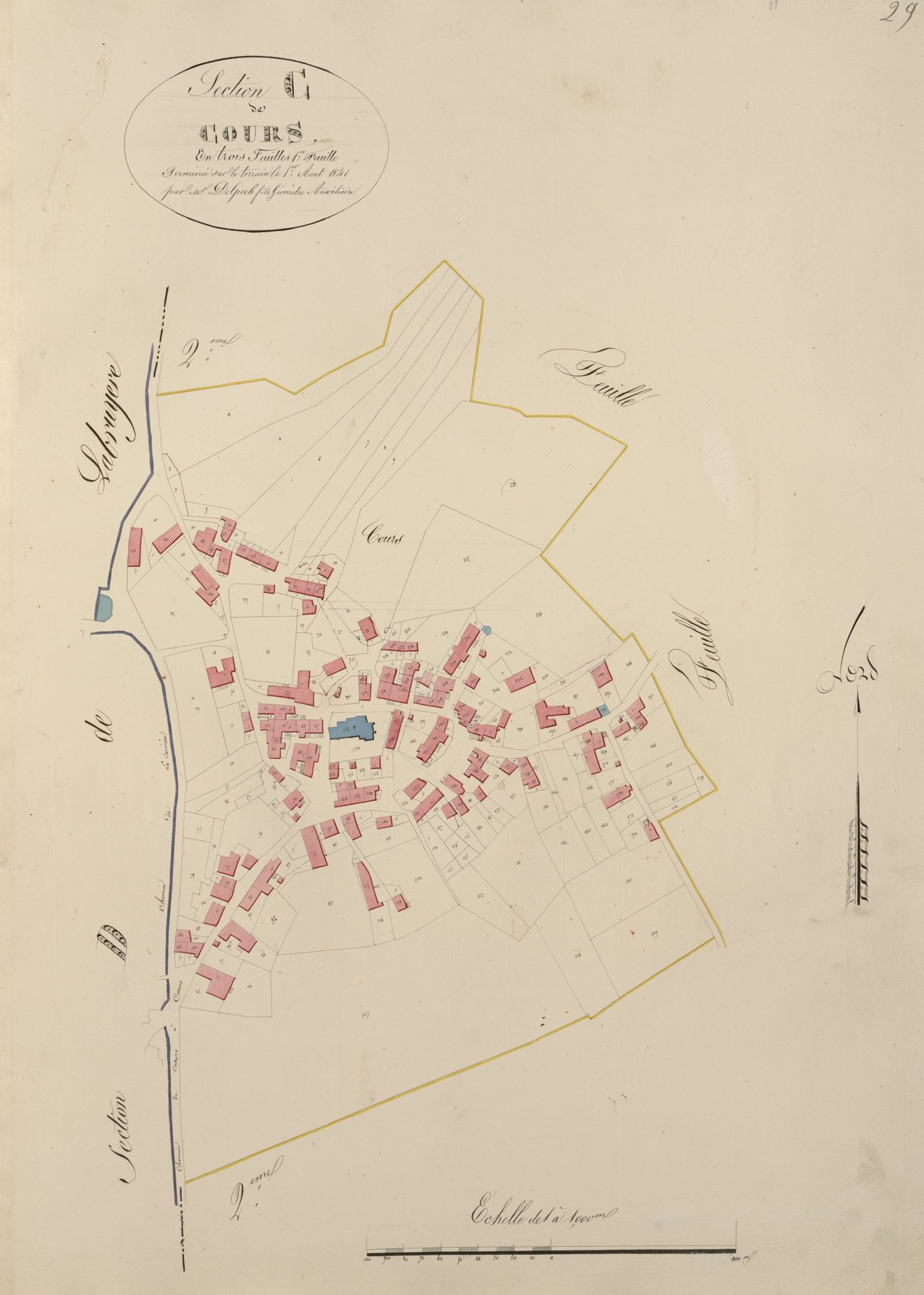 section C de Cours, 1ère feuille