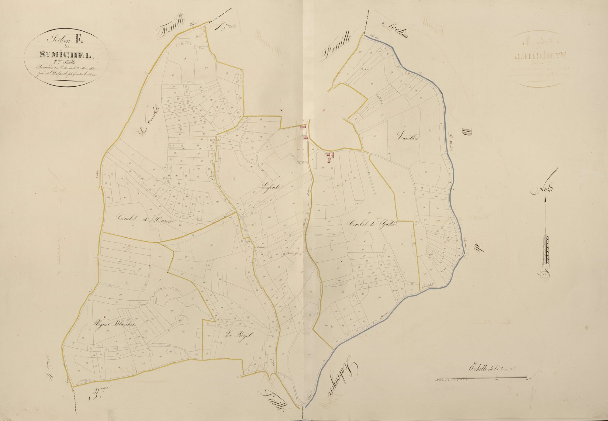 section E de Saint-Michel, 2ème feuille