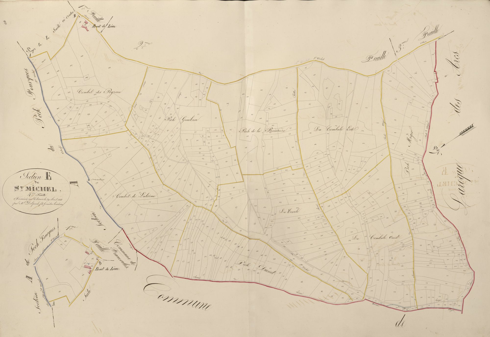 section E de Saint-Michel, 4ème feuille