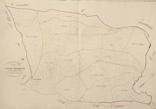 section A de Pech de Fourques, 1ère feuille