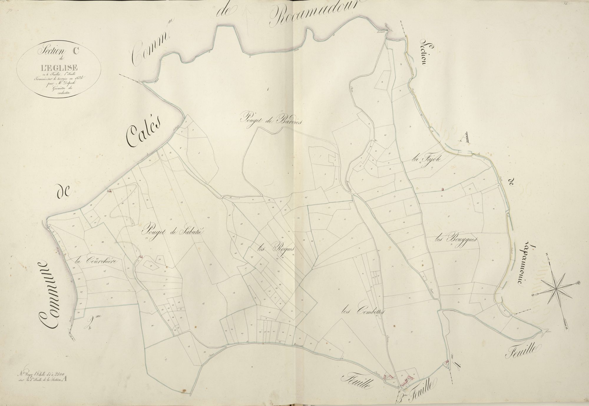 section C de l'Eglise, 1ère feuille