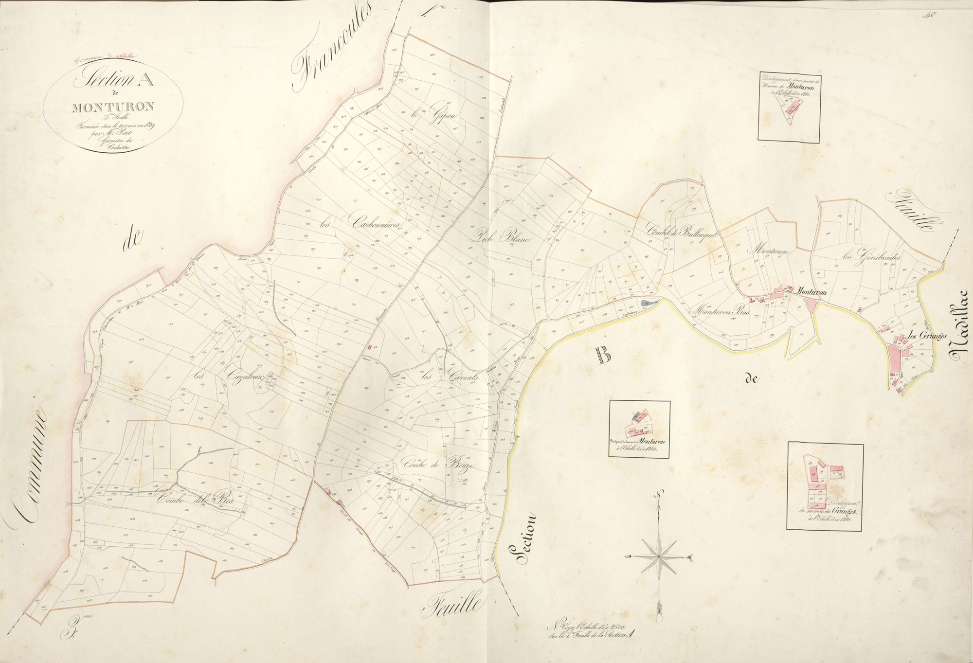section A de Monturon, 2ème feuille