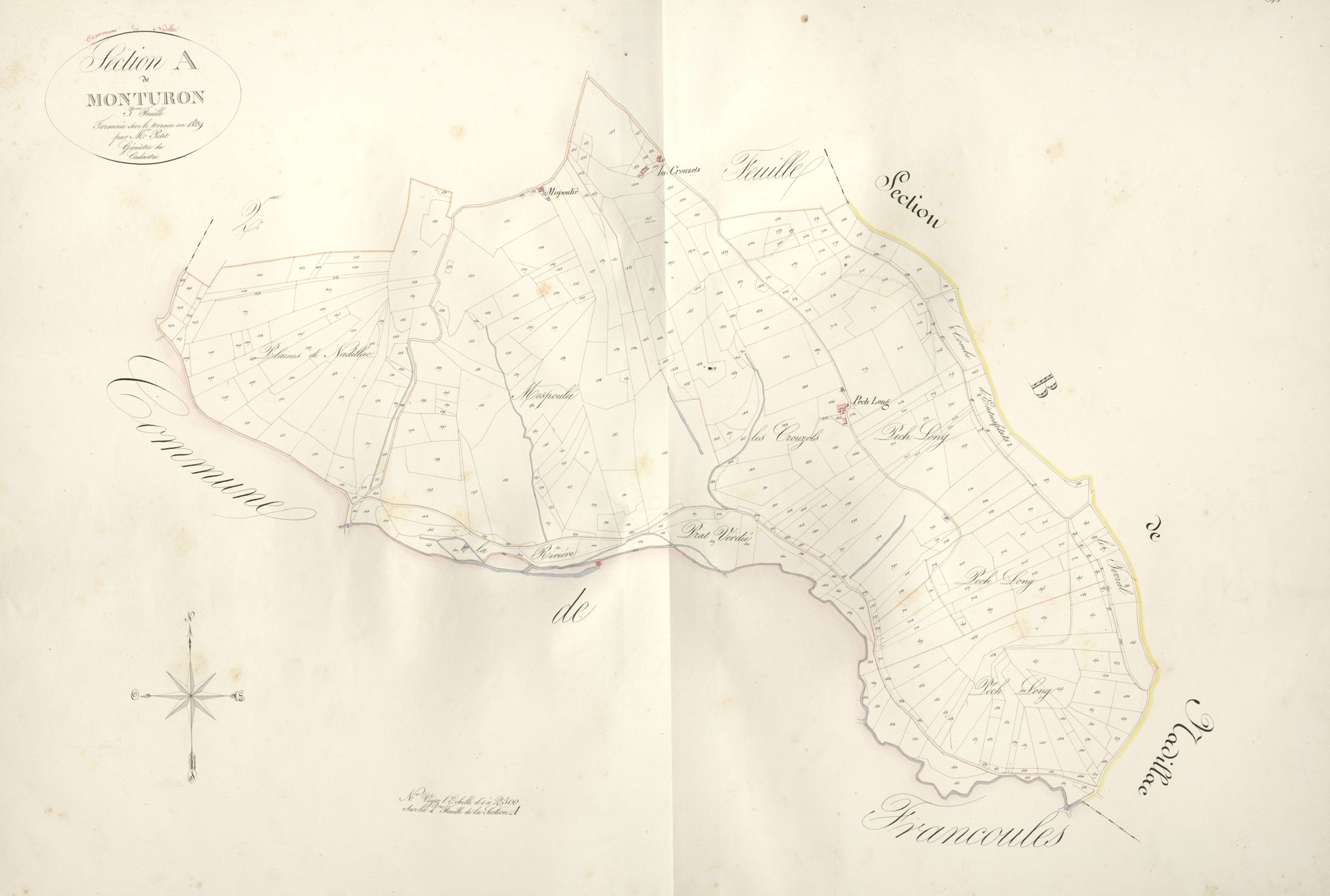 section A de Monturon, 3ème feuille