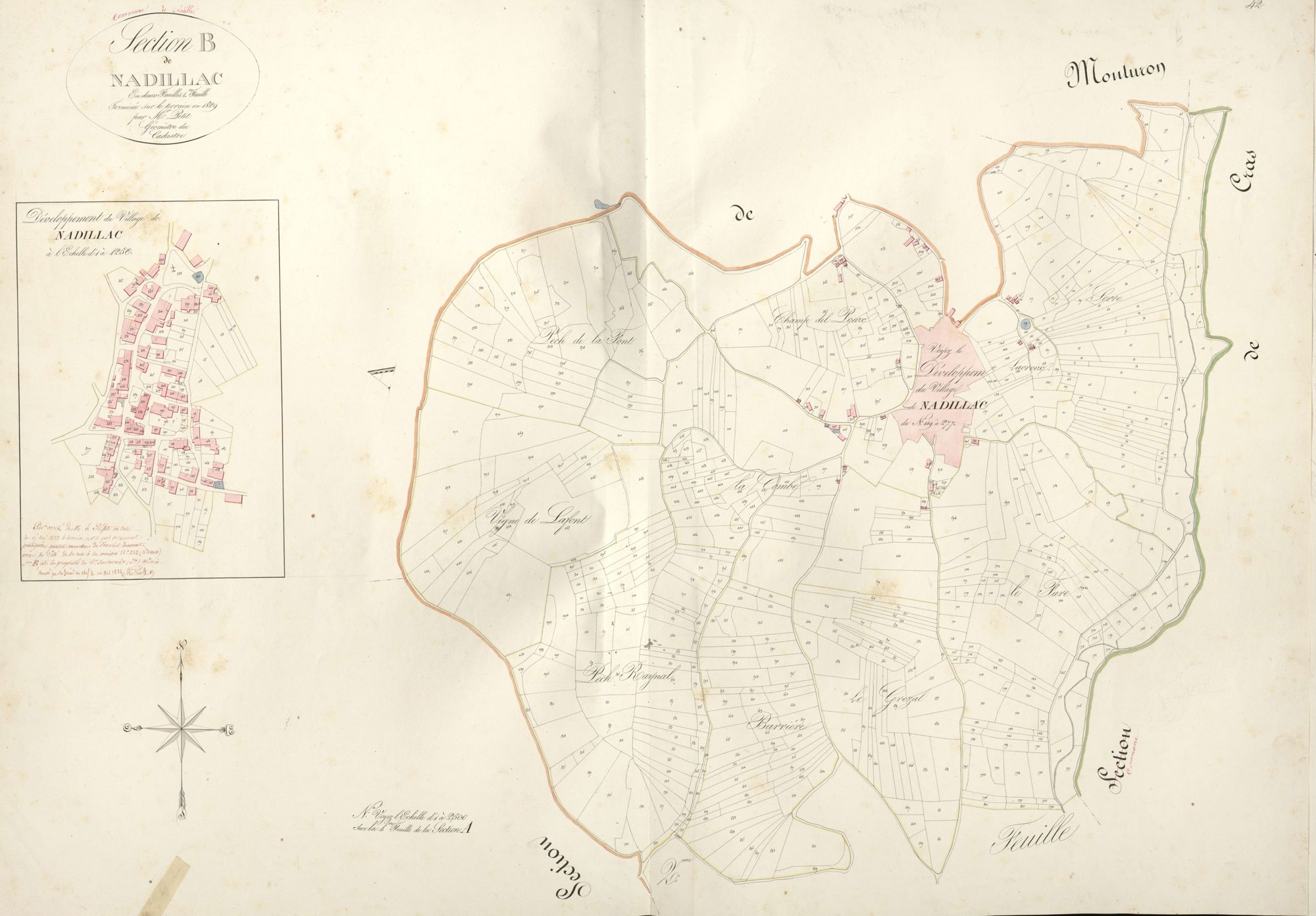 section B de Nadillac, 1ère feuille