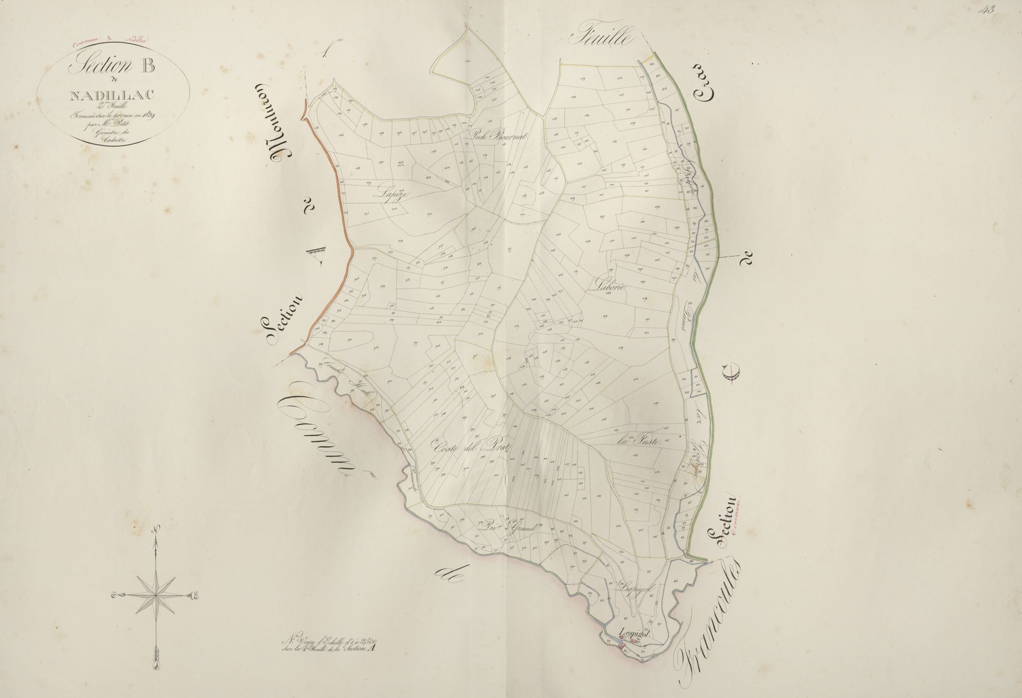 section B de Nadillac, 2ème feuille