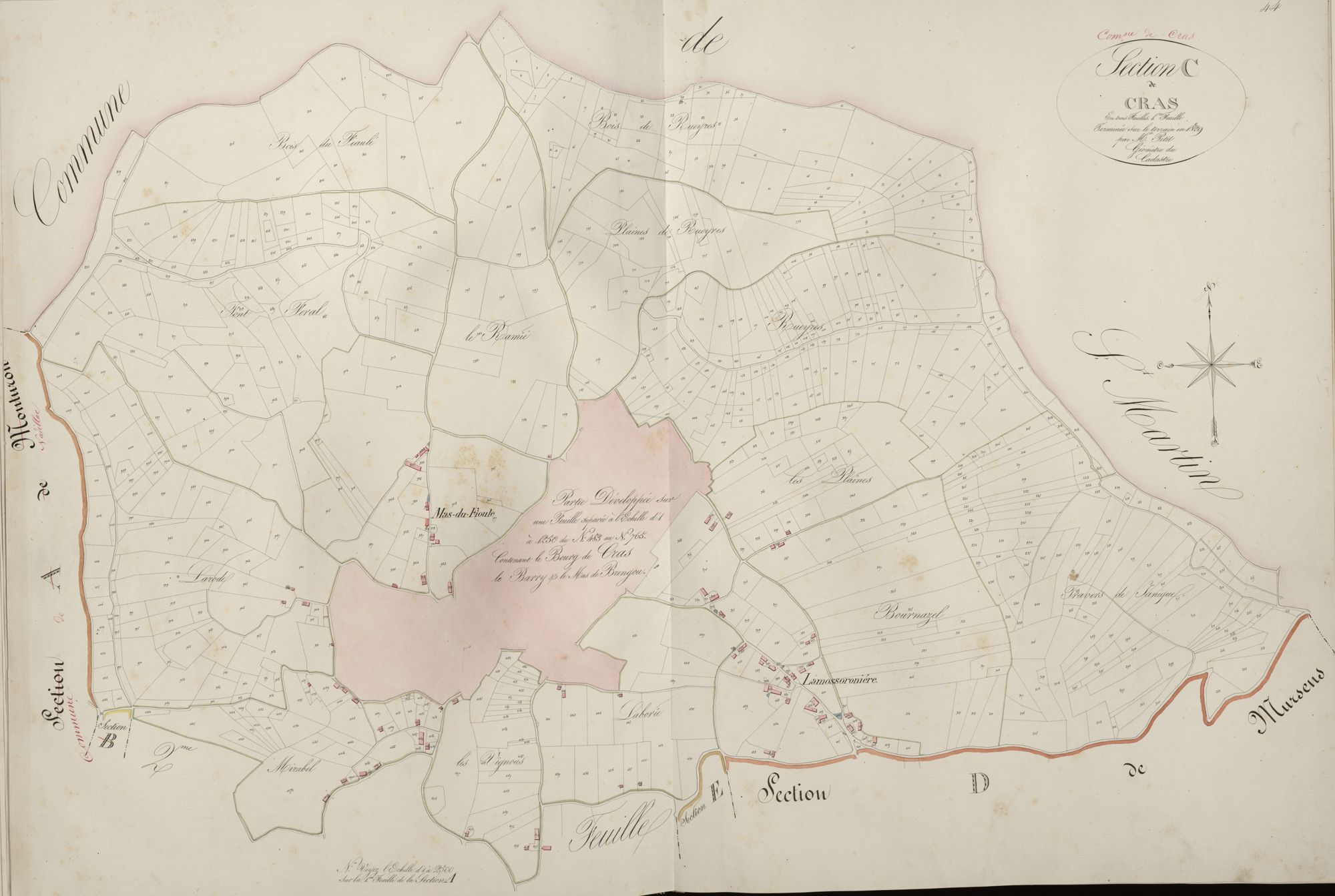 section C de Cras, 1ère feuille