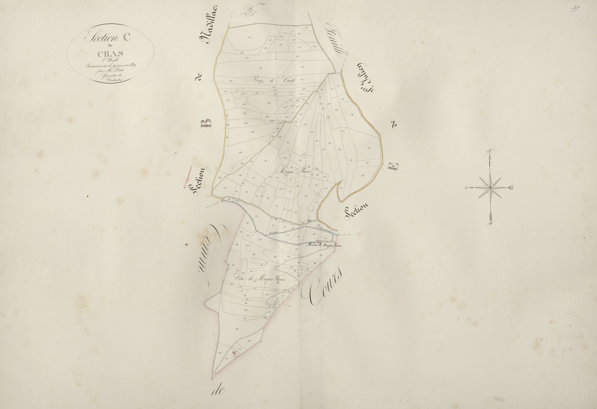section C de Cras, 3ème feuille