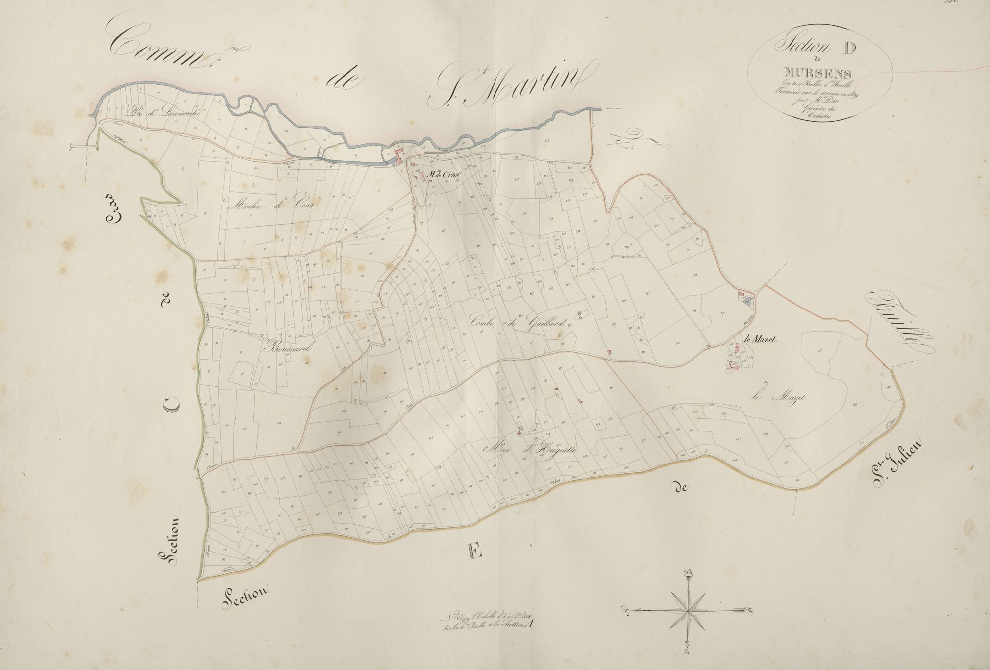 section D de Mursens, 1ère feuille