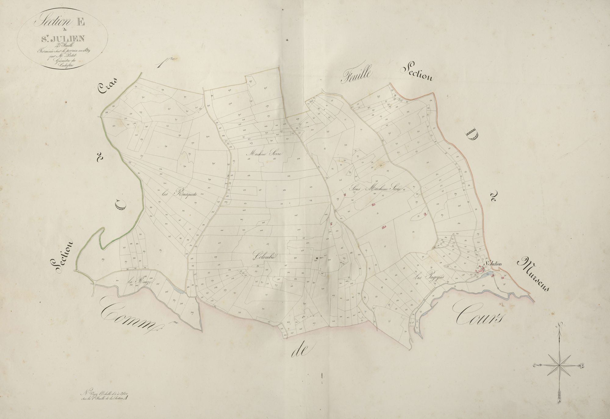 section E de Saint-Julien, 2ème feuille