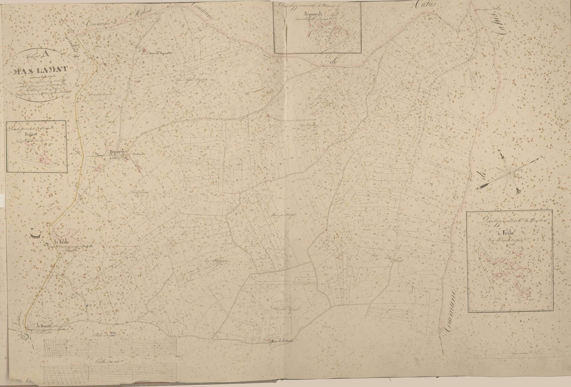 section A du Mas Lamat, 1ère feuille