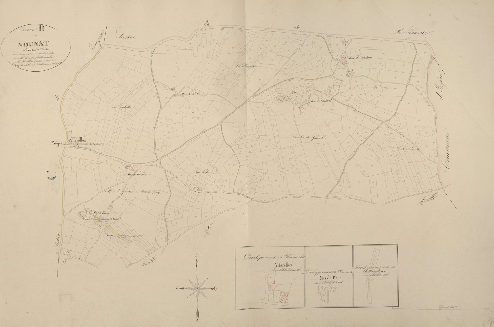 section B de Sounat, 1ère feuille