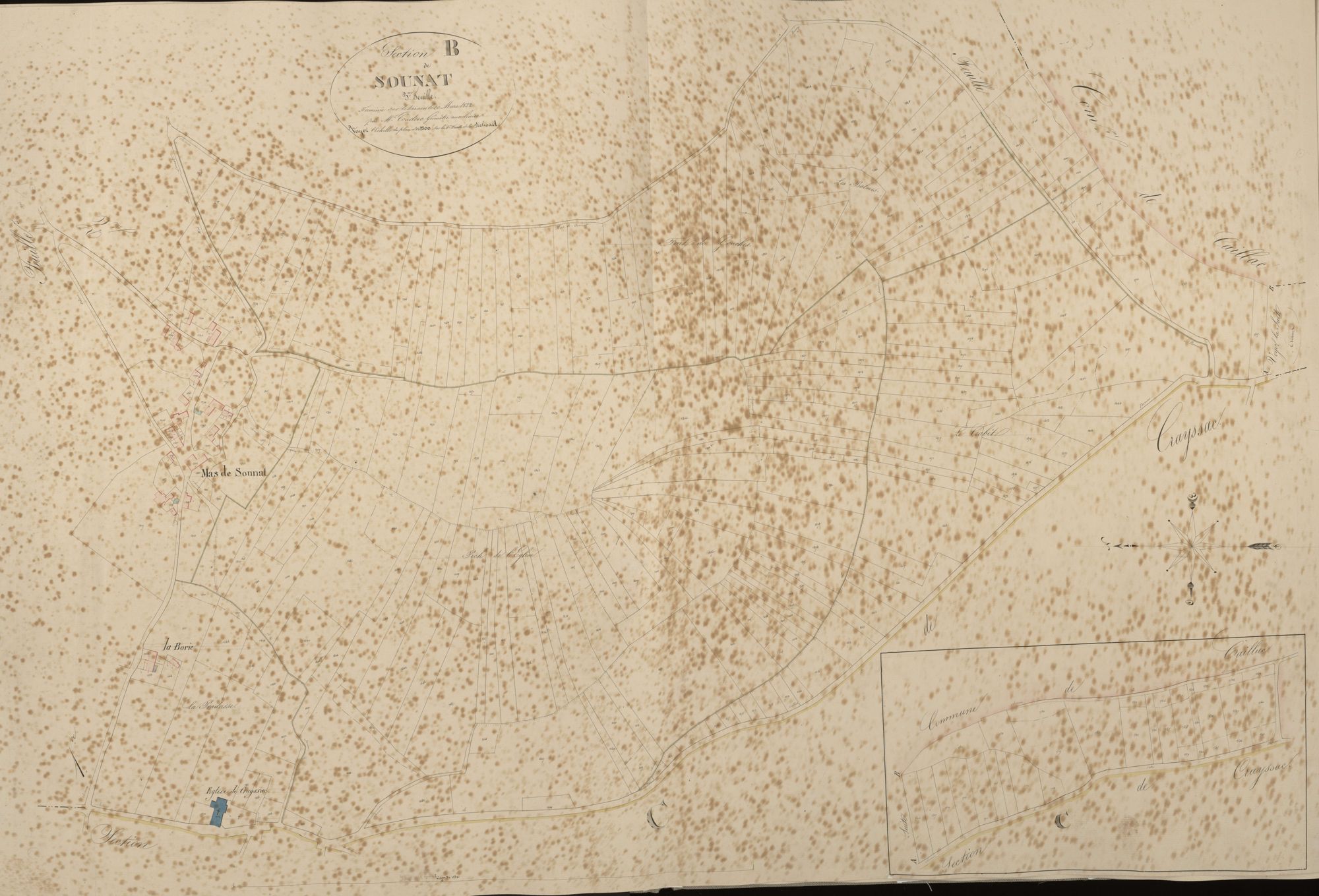 section B de Sounat, 3ème feuille