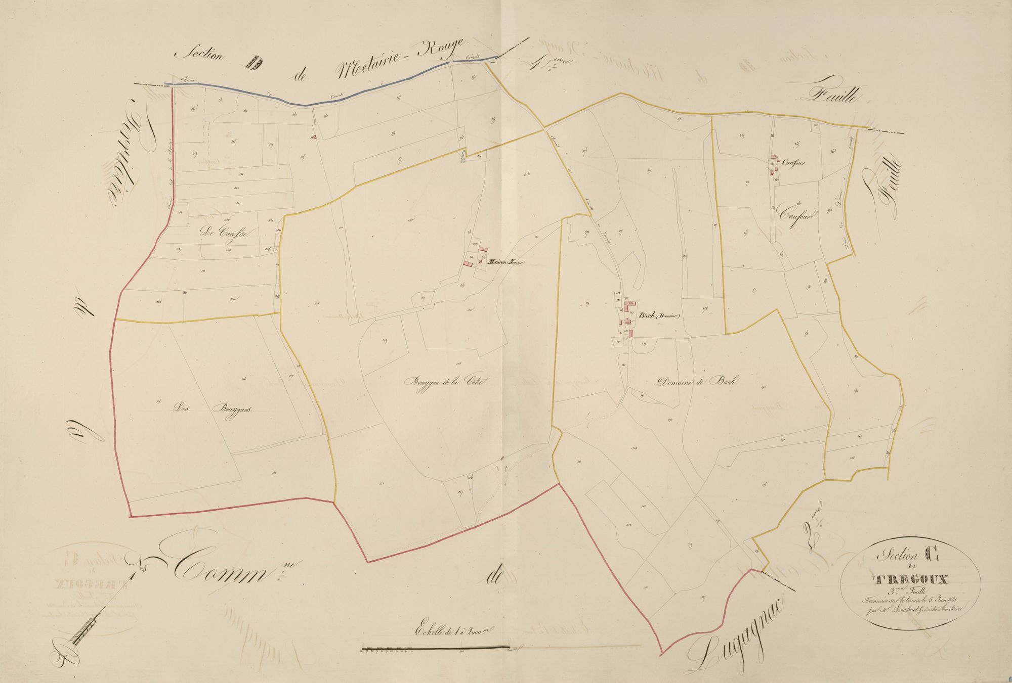 section C de Trégoux, 3ème feuille