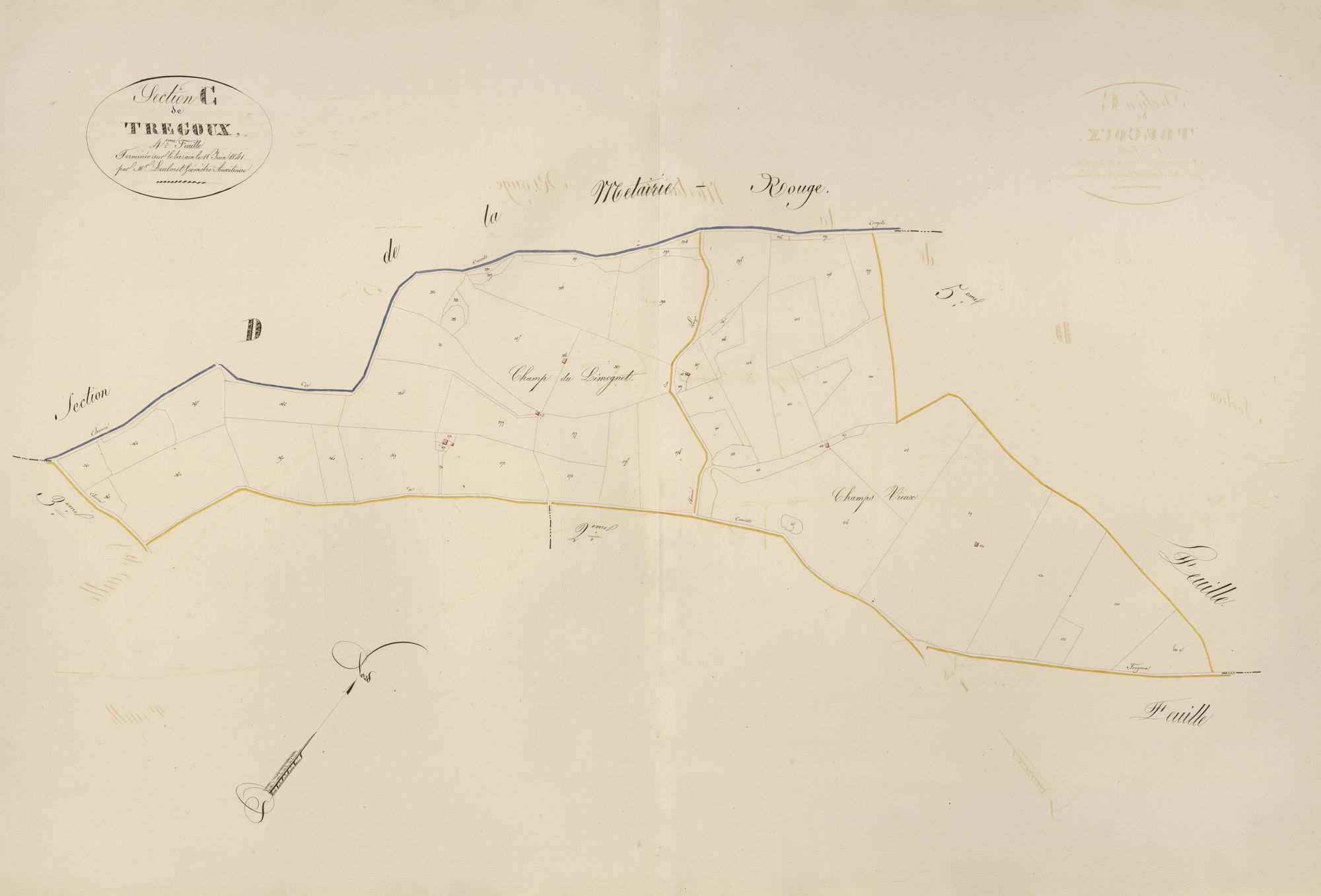 section C de Trégoux, 4ème feuille