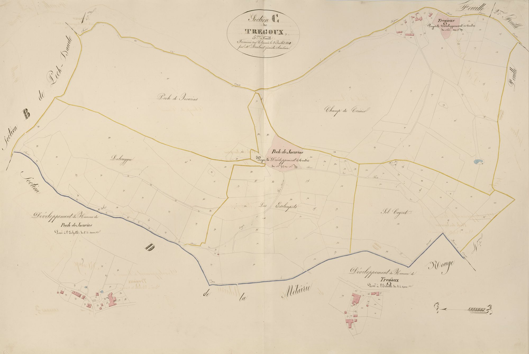 section C de Trégoux, 5ème feuille