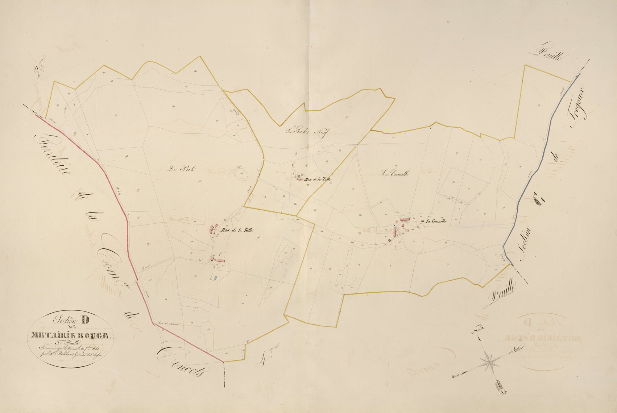 section D de Métairie Rouge, 3ème feuille