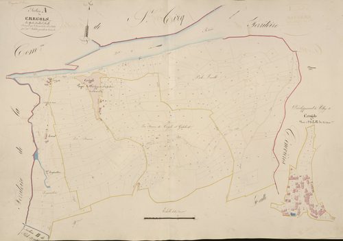 section A de Crégols, 1ère feuille
