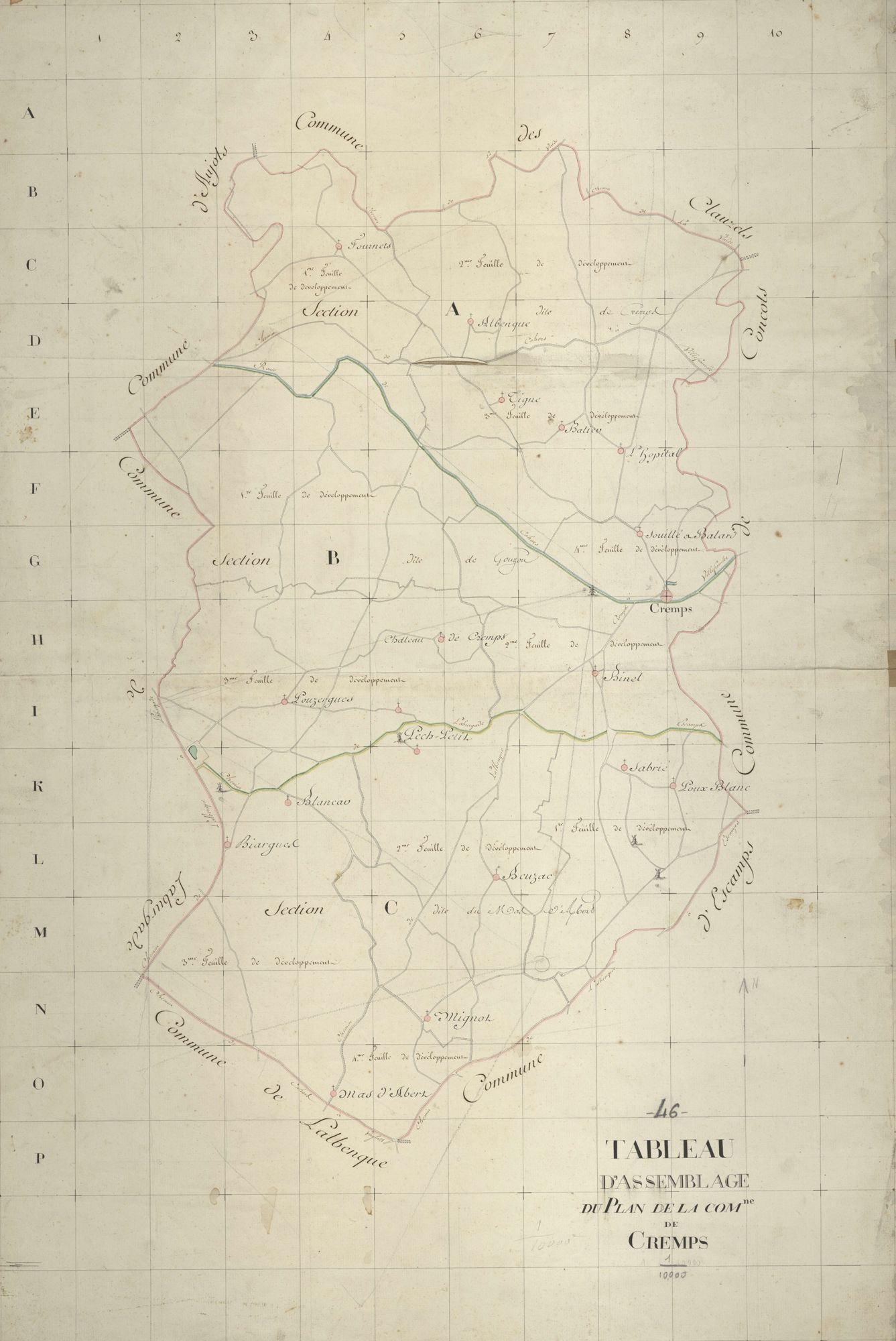 tableau d'assemblage