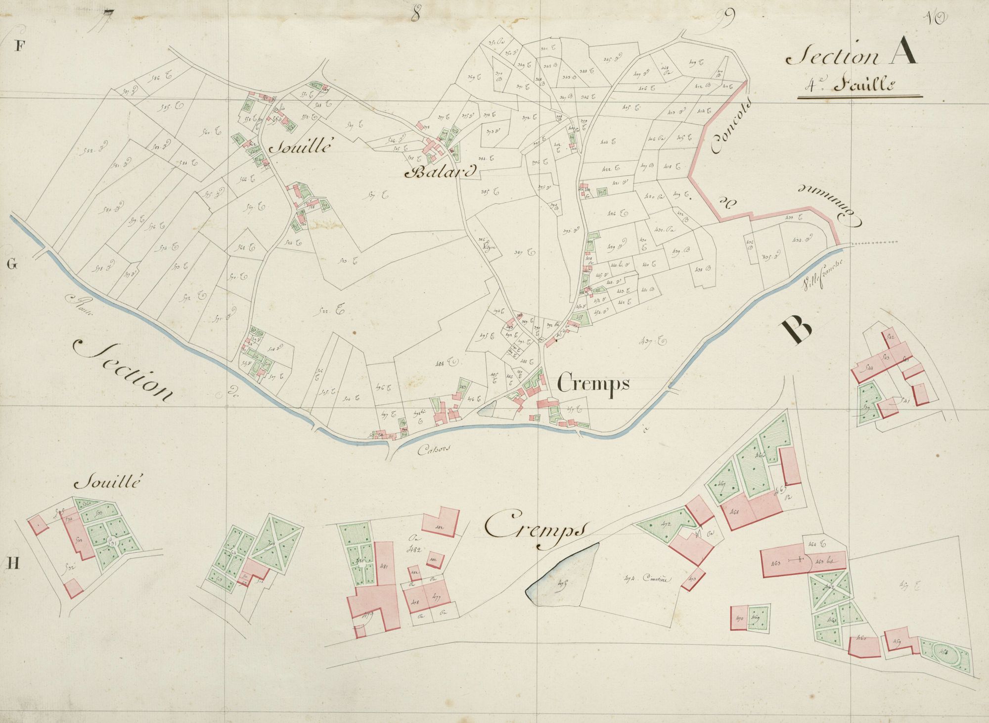 section A, 4ème feuille
