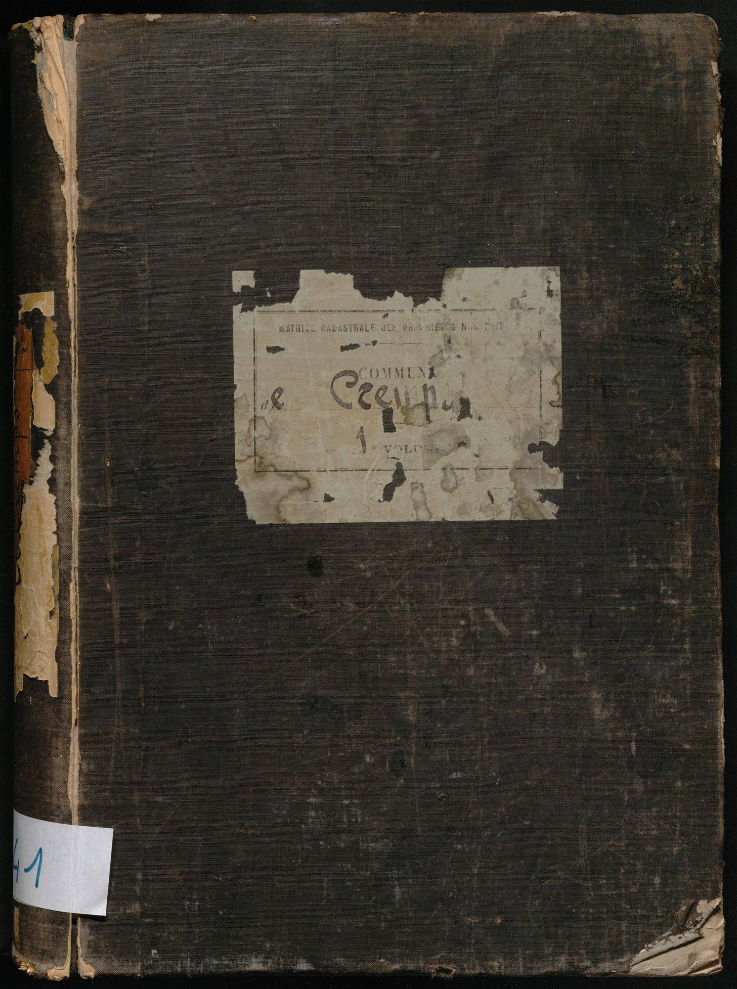 Folios 1-500. Augmentations et diminutions (1913-1938)