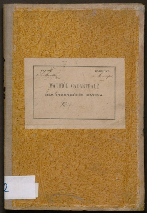 Cases 1-218. Augmentations et diminutions (1880-1890)