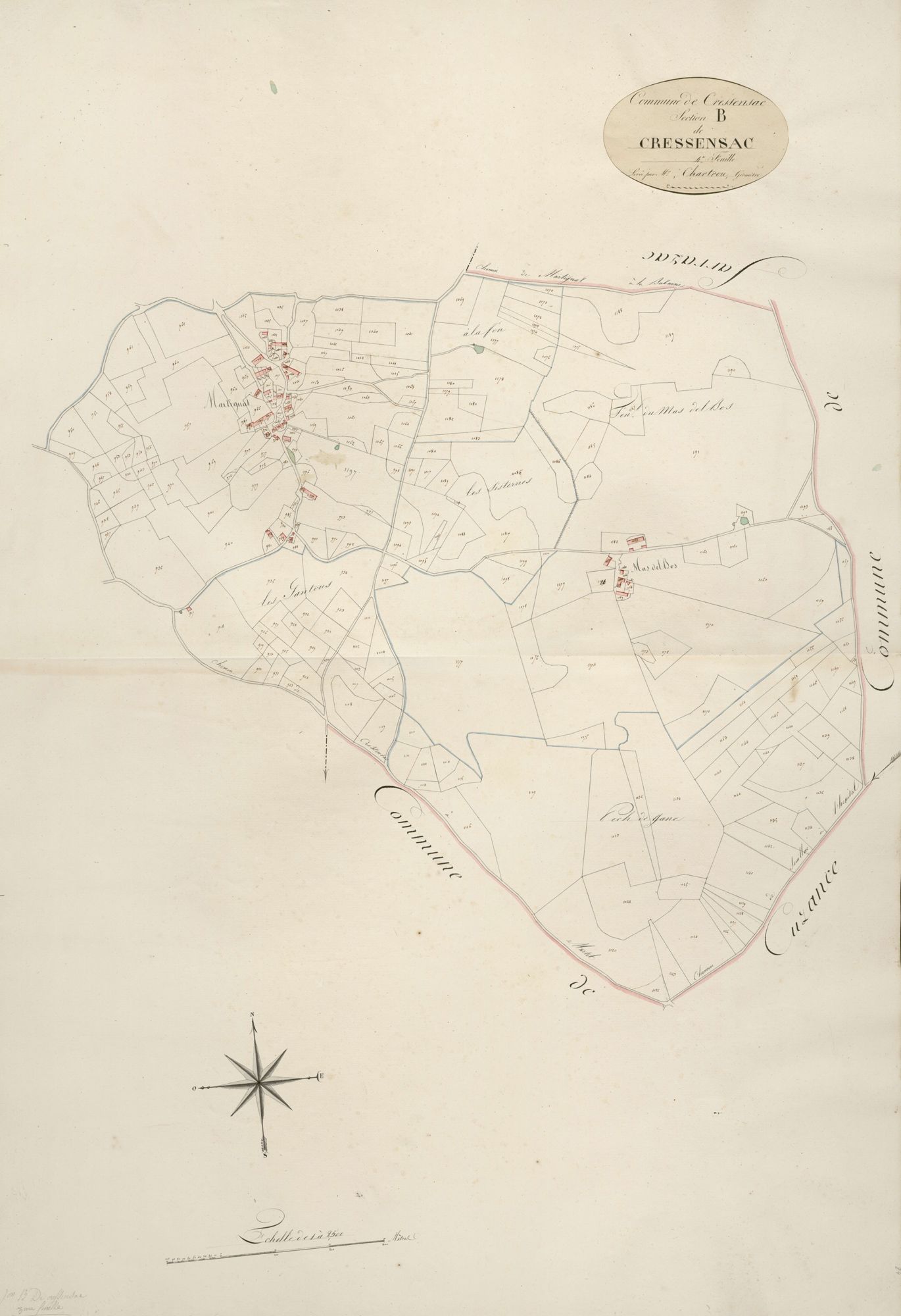 section B de Cressensac, 4ème feuille