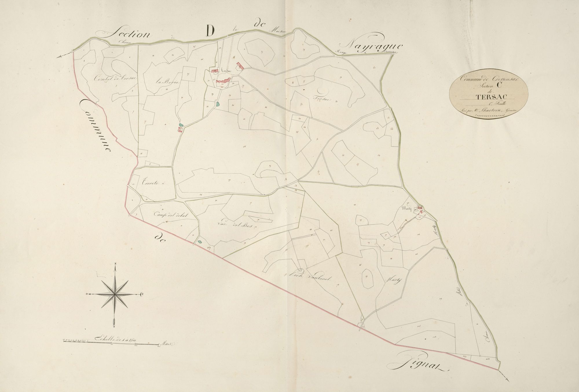 section C de Tersac, 1ère feuille