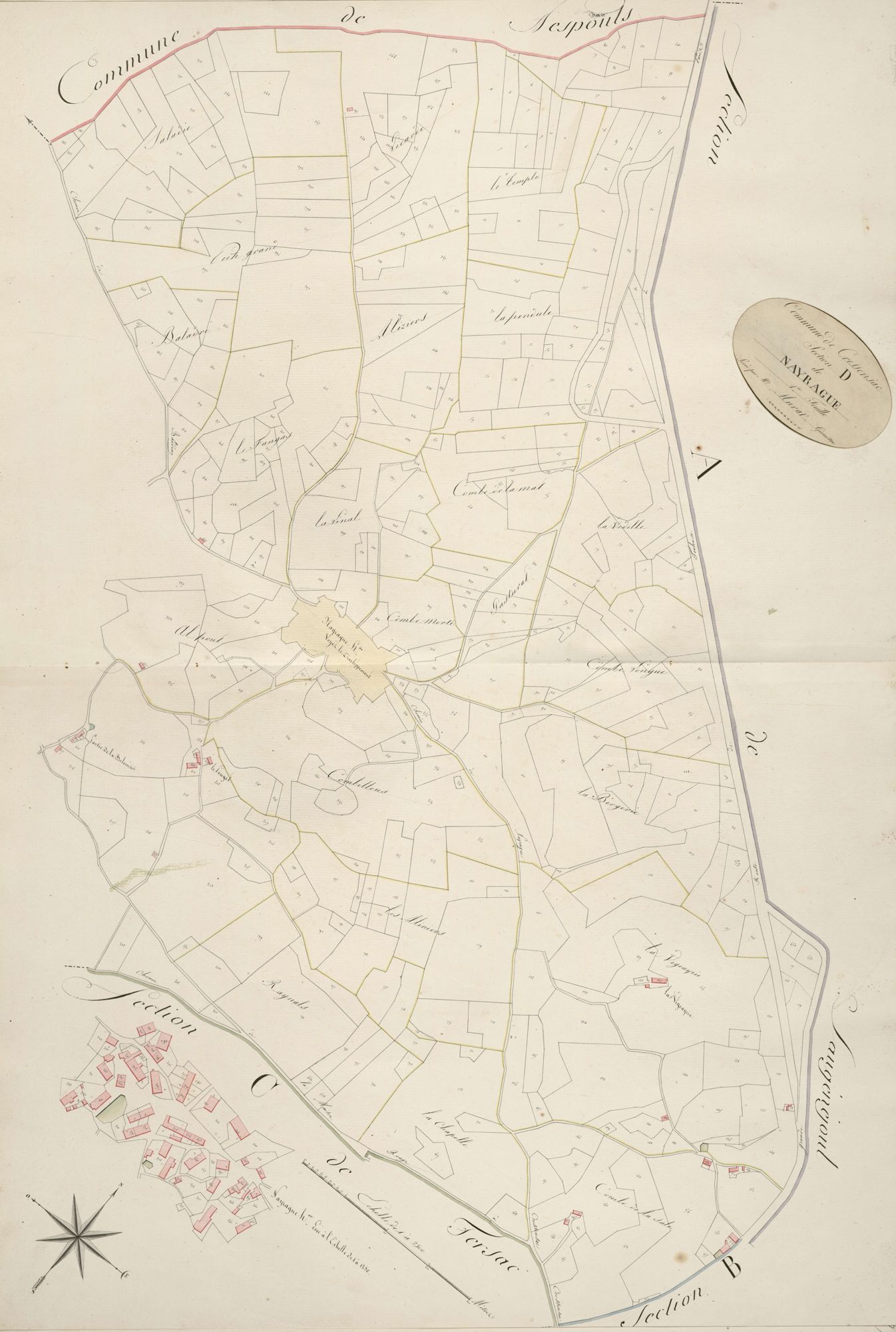 section D de Nayrague, 1ère feuille