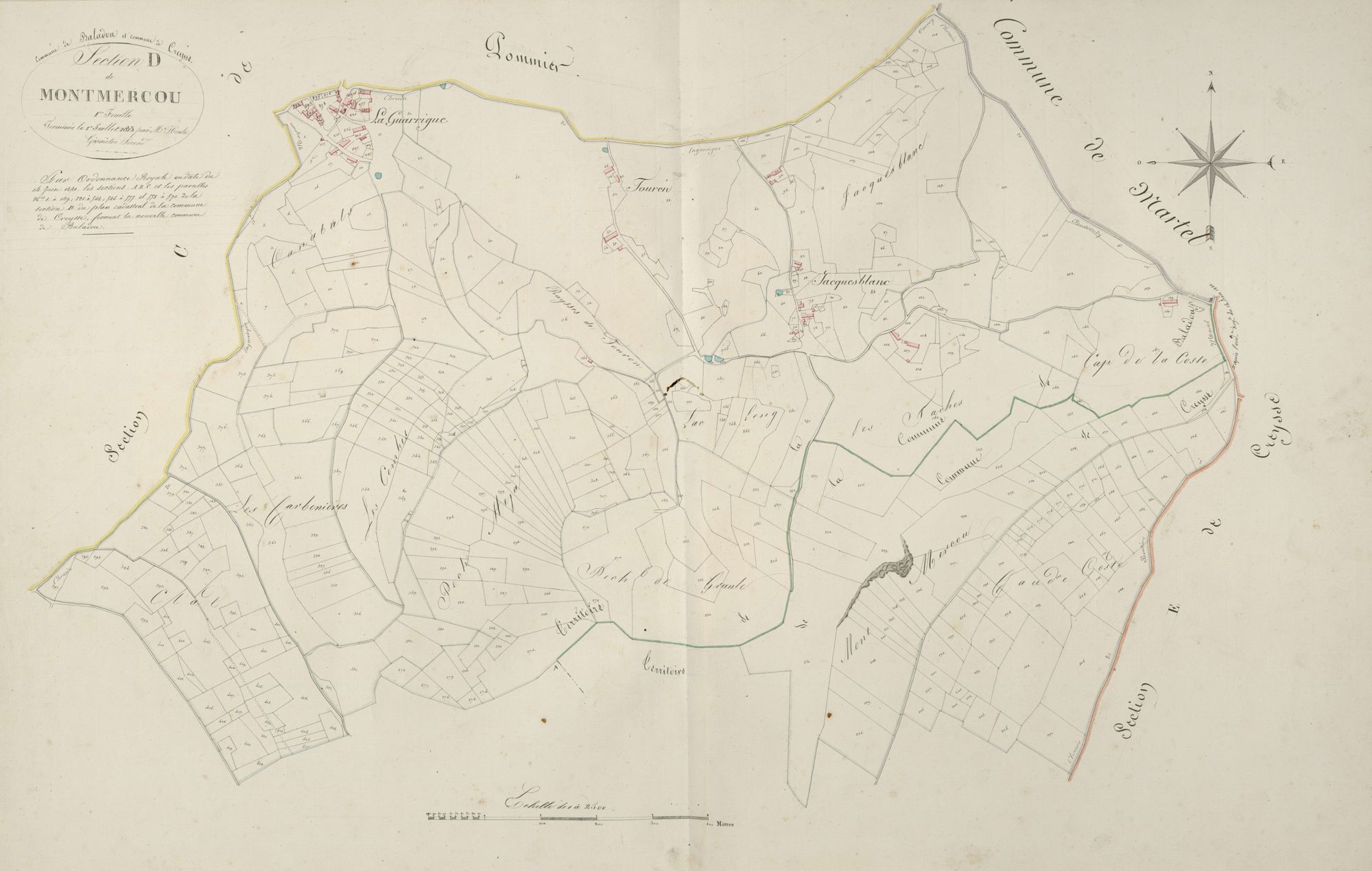 section D de Montmercou, 1ère feuille