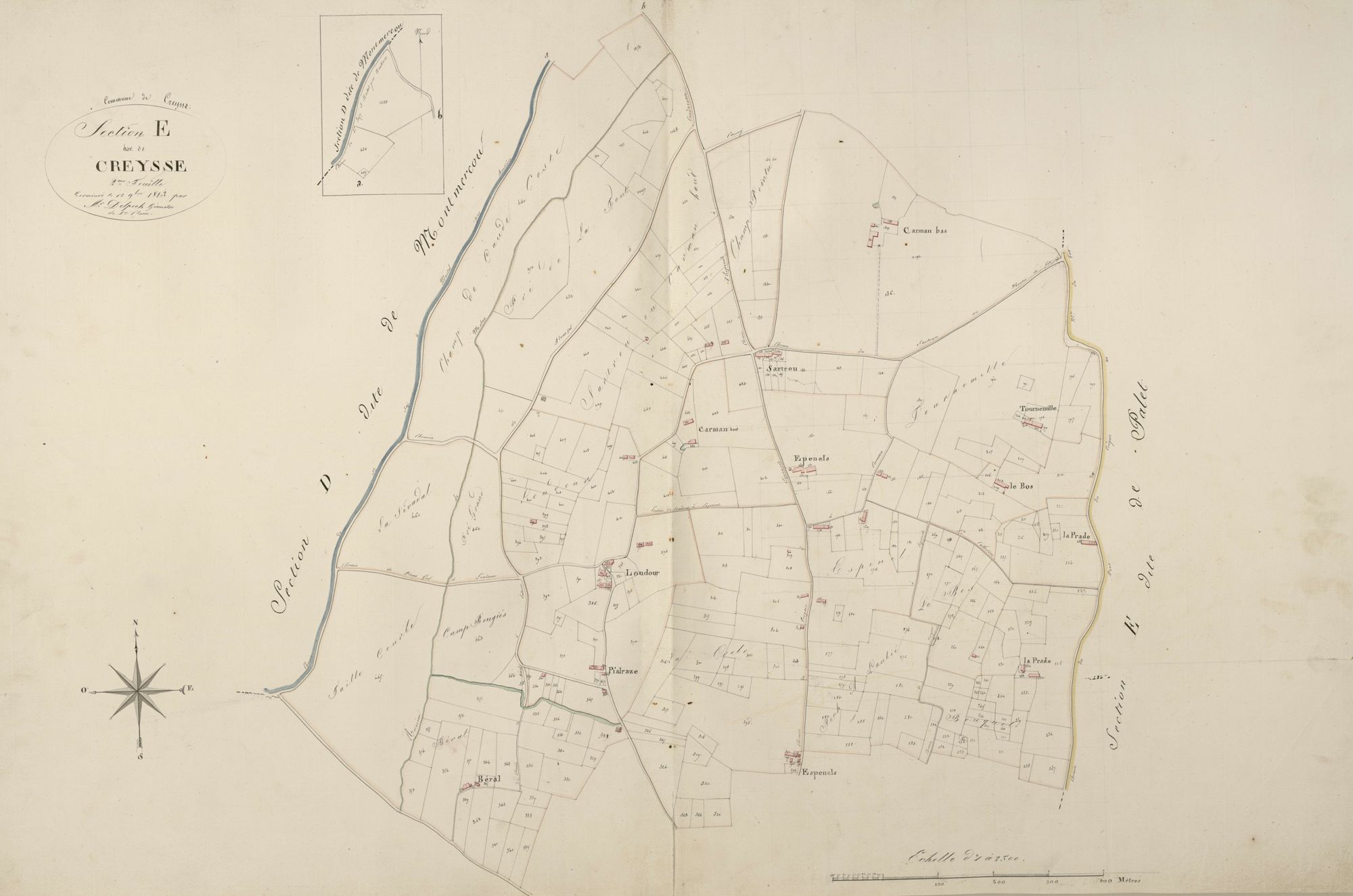 section E de Creysse, 2ème feuille