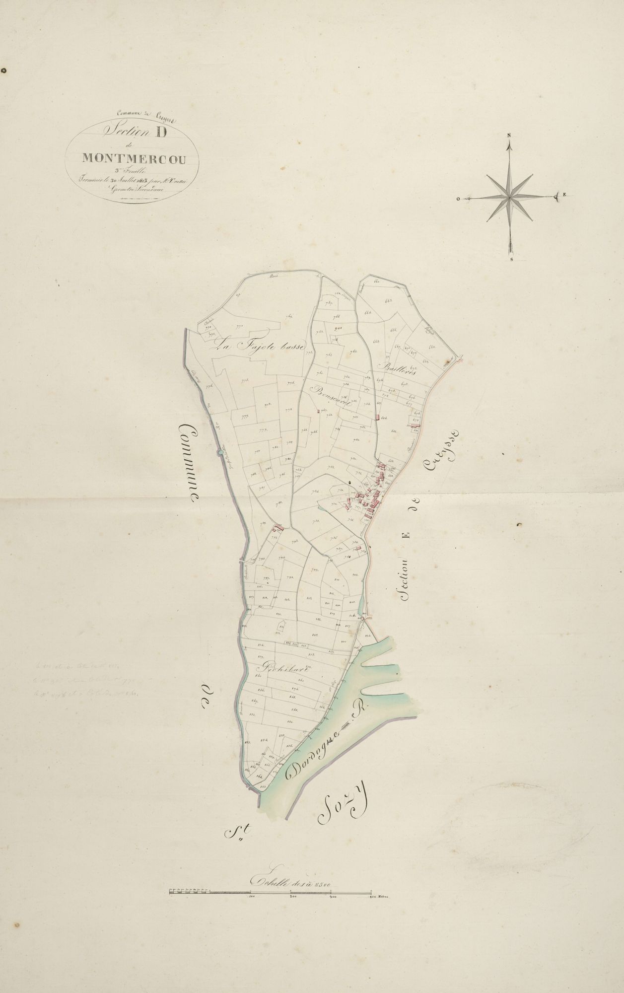 section D de Montmercou, 3ème feuille