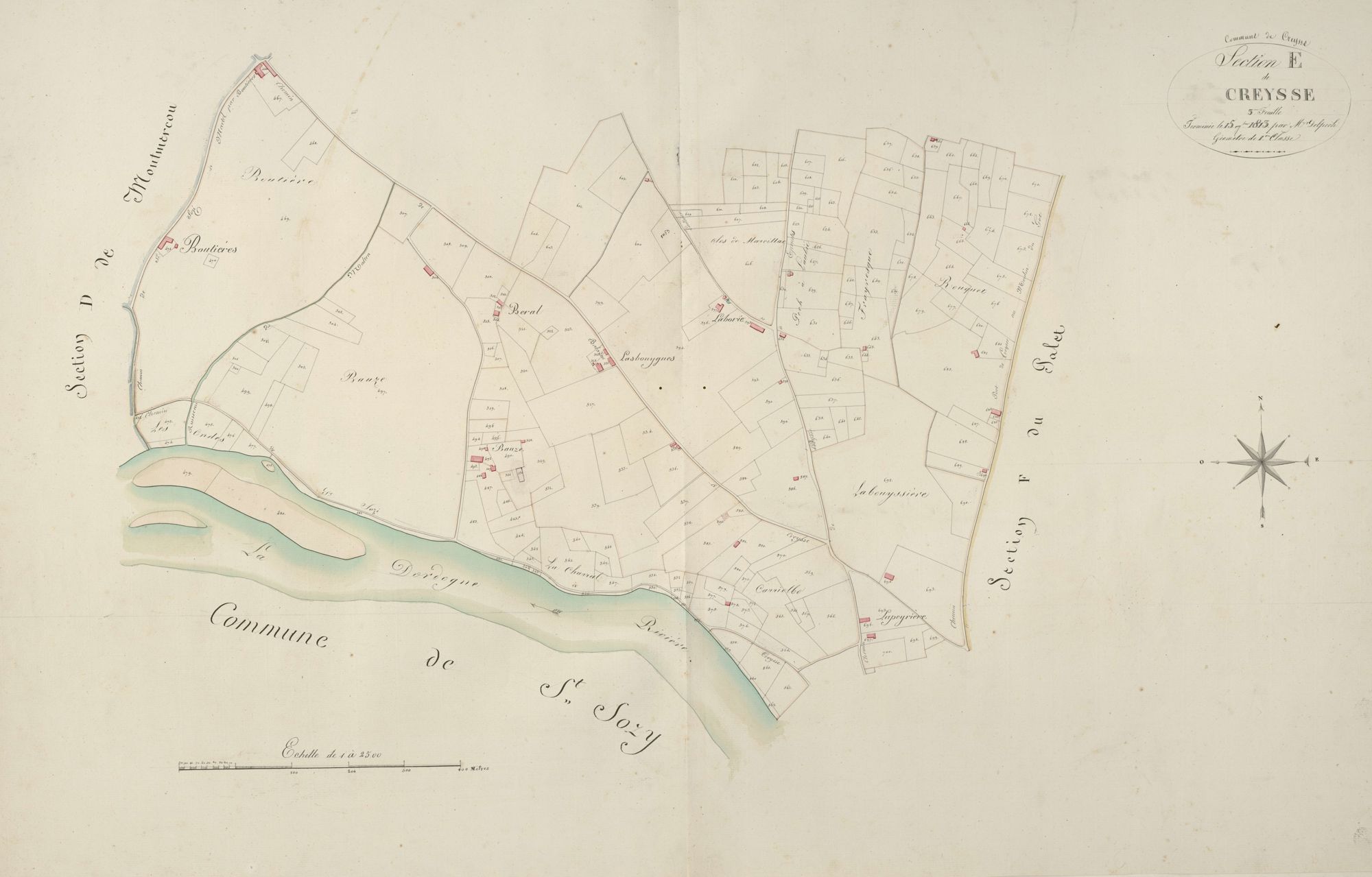 section E de Creysse, 3ème feuille